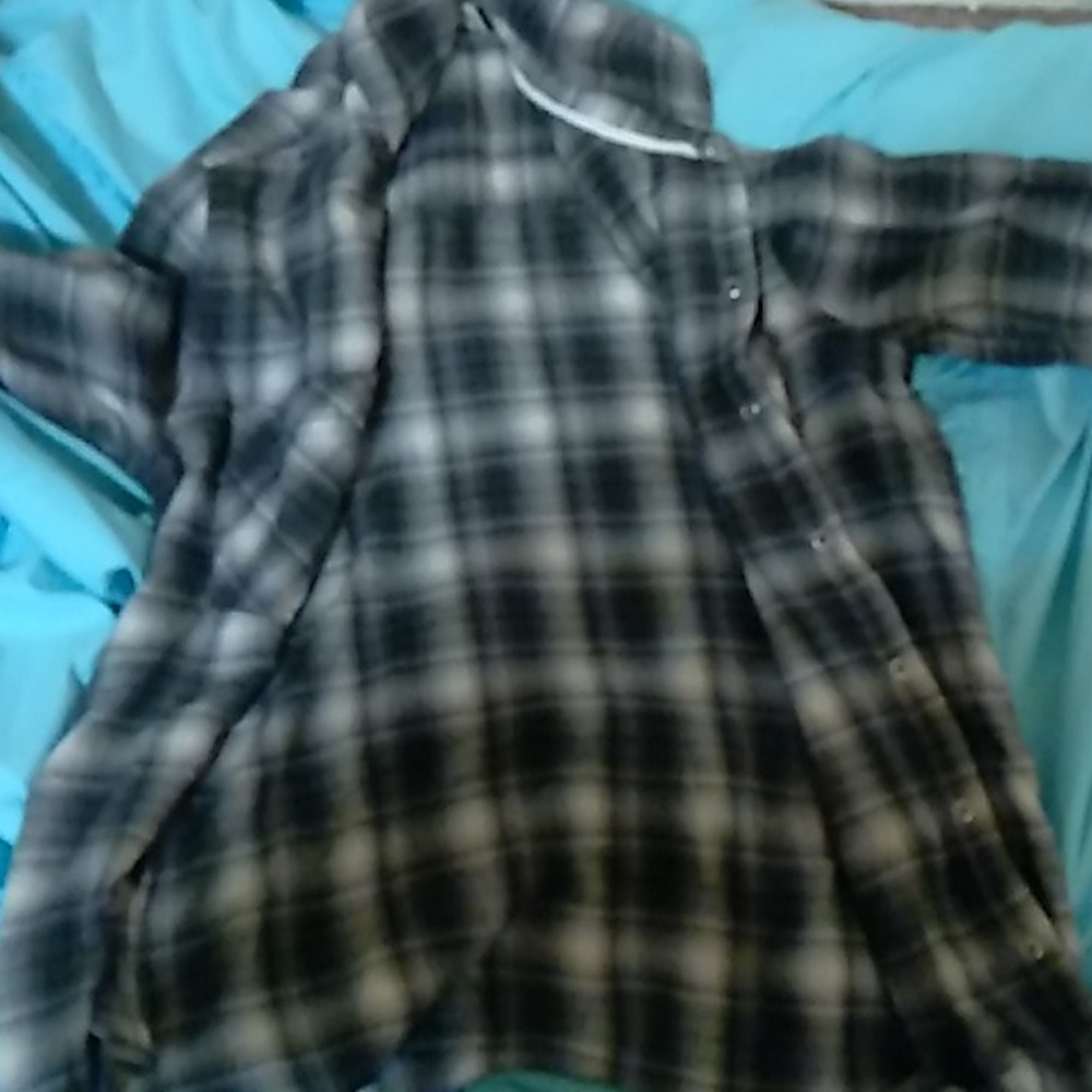 Forever 21 grey button down